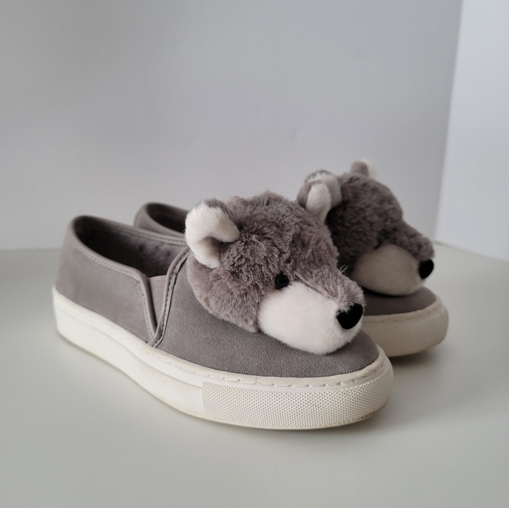Katy Perry The Foxy Grey Suede Slip on Sneaker